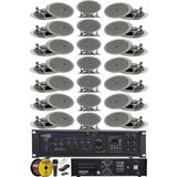 Lastvoice Maxx Paket-8 Tavan Hoparlörü ve 6 Bölgeli Amfi Ses Sistemi Paketi (Full Set)