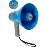Lastvoice Mgf-50 Usb Şarjlı EL Megafon 50 Watt Kayıt Usb Siren (Şarj Aleti İçerisinde) - Mavi