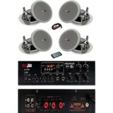 Lastvoice Middle Paket-1 Tavan Hoparlörü ve Amfi Ses Sistemi (AMFİ + 4 HOPARLÖR)