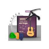 Lastvoice Midex Kgx-10c Klasik Gitar Teli Takımı Pena Ve Kapo (CAPO) Seti