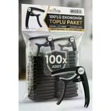 Lastvoice Midex Lct-90Bk-100X Kapo 100'Lü Toptan Capo Gitar Bağlama