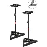 Lastvoice MNT-200X 2'li 87-147 cm Yükseklik Ayarlı Stüdyo Referans Monitör Standı Seti