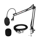 Lastvoice Nb39PSX Set Stüdyo Masa Mikrofon Standı Pop Filtre XLR Kablo