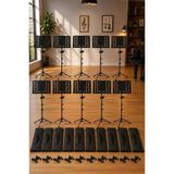Lastvoice Nt-106-10X Makaslı 10'Lu Tel Nota Sehpası Standı Toptan Paket
