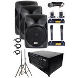 Lastvoice School Paket-3 okul Tören Ses Sistemi Full Set (Hoparlör Anfi Mikrofon Stand)