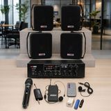 Lastvoice Soft Black Plus Paket-3 Hoparlör ve Anfi 120 Watt Güçlü Ses Sistemi Siyah Renkli
