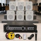Lastvoice Soft Plus Paket-3 Hoparlör ve Anfi Mağaza Ses Sistemi - Siyah