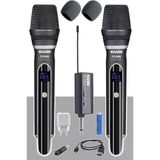 Lastvoice TX-102EE El Tipi Telsiz Kablosuz Şarjlı Çift Mikrofon Seti