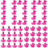 lasuroa 100 adet mini flamingo, gül pembesi mini reçine hayvanlar, flamingo, dekorasyon, küçük flamingo, el işleri için flamingo, oyuncak bebek evi, pasta, ev, bahçe