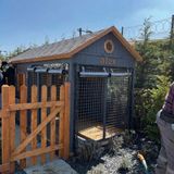 Latanwood Alex Ahşap Köpek Kulübesi - Genişlik: 400 Derinlik: 200 Yükseklik: 210