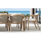 Latanwood Haven Ahşap Bahçe Masası Kahverengi