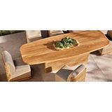 Latanwood Le Soleil Ahşap Bahçe Masası Kahverengi