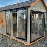 Latanwood Lucky Ahşap Köpek Kulübesi - Uzun Kenar: 400 Kısa Kenar: 170 Yükseklik: 220
