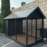 Latanwood Pablo Metal Köpek Kulübesi - Uzun Kenar: 300 Kısa Kenar: 200 Yükseklik: 200