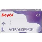 Lateks Pudralı Eldiven Large 100'LÜ - Genel - Çok Renkli - Standart
