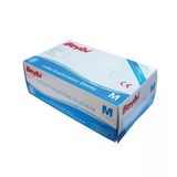 Lateks Pudralı (M) Medium Beden Muayene Eldiven (100 Lü Paket)