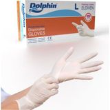 Latex Pudrasız Eldiven (L) 100LÜ Paket