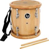 Latin Percussion LP271-WD Tambora Siam Oak 11 Inç, Doğal Kürk, Siyah Naylon Taşıma Kayışı, Akort Anahtarı, Akort Yağı ve Tokmak Dahil