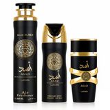 Lattafa Asad Erkek Hediye Seti 100 Ml Edp + 200 Ml Deodorant + 300 Ml Oda Spreyi Uzun Süre Kalıcı Erkek Parfüm Seti