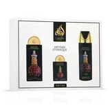 Lattafa Pride Artisan Ethnique Gift Set Edp 100 Ml + Edp 20 Ml + Body Spray 200 Ml Unisex Parfüm Hediye Seti