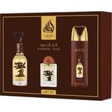 Lattafa Pride Eternal Oud Edp 100 Ml + Edp 20 Ml + Deodorant 200 Ml Unisex Parfüm Seti