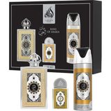 Lattafa Pride King Of Arabia Edp 100 ml + 20 ml + Deospray 200 ml Unisex Parfüm Seti