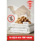 Latte Home Tek Kişilik %100 Deve Yünü Premıum Yorgan - 155 x 215 cm - Beyaz