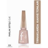 Latte Nail Enamel Yüksek Pigmentli & Parlak Bitişli Oje (004 D. Cappucino) 8682536104579 - PEMBE-TEN RENGİ