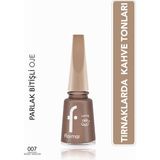 Latte Nail Enamel Yüksek Pigmentli & Parlak Bitişli Oje (007 Velvet Mocha) 8682536104630 - KAHVERENGİ