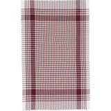 Latte Tekstil Bordo Renkli Pamuklu Kumaştan Pöti Kareli 4'lü Kurulama Bezi, Beslenme Örtüsü, Servis Peçetesi 50X70 cm