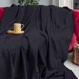 Latuda Concept Kaymaz Koltuk Örtüsü Çift Taraflı Mikrofiber Şönil 175x215 cm Antrasit – Kedi Köpek ve Çocuk Dostu - 175 x 215 cm