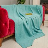 Latuda Concept Kaymaz Koltuk Örtüsü Çift Taraflı Mikrofiber Şönil 175x215 cm Su Yeşili – Kedi Köpek ve Çocuk Dostu - 175 x 215 cm