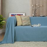 Latuda Concept Kaymaz Koltuk Örtüsü Çift Taraflı Mikrofiber Şönil 175x300 cm Petrol – Kedi Köpek ve Çocuk Dostu - 175 x 300 cm