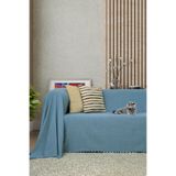 Latuda Concept Kaymaz Koltuk Örtüsü Çift Taraflı Mikrofiber Şönil 175x300 cm Petrol – Kedi Köpek ve Çocuk Dostu