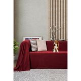 Latuda Concept Koltuk Örtüsü | Çekyat Örtüsü | Koltuk Şalı 175x300 Mikrofiber Şönil Çift Taraflı Kaymaz | Bordo