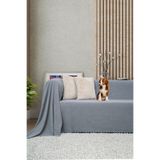 Latuda Concept Koltuk Örtüsü | Çekyat Örtüsü | Koltuk Şalı 175x300 Mikrofiber Şönil Çift Taraflı Kaymaz | Gri
