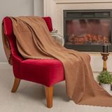 Latuda Concept Tek Kişilik Koltuk Örtüsü Berjer Örtüsü Koltuk Şalı 2 Adet 110 x 175 cm - 110 x 175 cm - Kahve