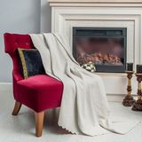 Latuda Concept Tekli Koltuk Örtüsü 110x175 (2 Adet) Berjer Çift Taraflı Kaymaz Şönil , Kum Beji - 110 x 175 cm
