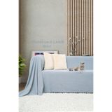 Latuda Home Kaymaz Koltuk Örtüsü Çift Taraflı Mikrofiber Şönil 175x350 cm XL- Bulut – Kedi Köpek ve Çocuk Dostu