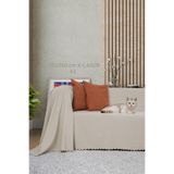 Latuda Home Kaymaz Koltuk Örtüsü Çift Taraflı Mikrofiber Şönil 175x350 cm XL- Kil – Kedi Köpek ve Çocuk Dostu