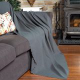 Latuda Home Mikrofiber Şönil Fitilli Minimalist Tekli Koltuk Örtüsü - 110 x 175 cm ,2 Adet Çift Taraflı, Kaymaz, Terletmez Gri - 110 x 175 cm
