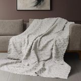 Latuda Home Ponela Koltuk Örtüsü Kaymaz Bohem Punch Kabartmalı 3 Boyutlu 175X215 cm ( Medium ) Kaymaz, Kil - 175 x 215 cm