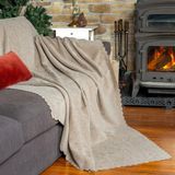 Latuda Home Premium Koltuk Örtüsü 110x175 (2 Adet) Berjer Gramajlı Jakarlı Şönil Bej | Kanepe Örtüsü | Kaymaz - 110 x 175 cm