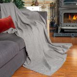 Latuda Home Premium Koltuk Örtüsü 110x175 (2 Adet) Berjer Gramajlı Jakarlı Şönil Gümüş | Kanepe Örtüsü | Kaymaz - 110 x 175 cm