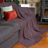 Latuda Home Premium Koltuk Örtüsü 110x175 cm (2 Adet) Berjer Gramajlı Jakarlı Şönil Gül Kurusu | Kanepe Örtüsü | Kaymaz
