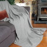 Latuda Home Premium Koltuk Örtüsü 110x175 cm (2 Adet) Berjer Gramajlı Jakarlı Şönil Gümüş | Kanepe Örtüsü | Kaymaz