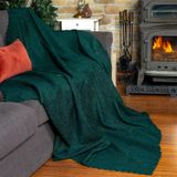 Latuda Home Premium Koltuk Örtüsü 110x175 cm (2 Adet) Berjer Gramajlı Jakarlı Şönil Zümrüt | Kanepe Örtüsü | Kaymaz