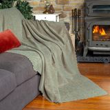Latuda Home Premium Koltuk Örtüsü 175x215 Gramajlı Jakarlı Şönil Kum Beji | Kanepe Örtüsü | Kaymaz - 175 x 215 cm