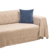 Latuda Home Premium Koltuk Örtüsü 175x300 LARGE Gramajlı Jakarlı Şönil Bej | Kanepe Örtüsü | Kaymaz