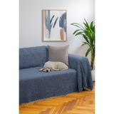 Latuda Home Premium Koltuk Örtüsü 175x300 LARGE Gramajlı Jakarlı Şönil Gece Mavisi | Kanepe Örtüsü | Kaymaz